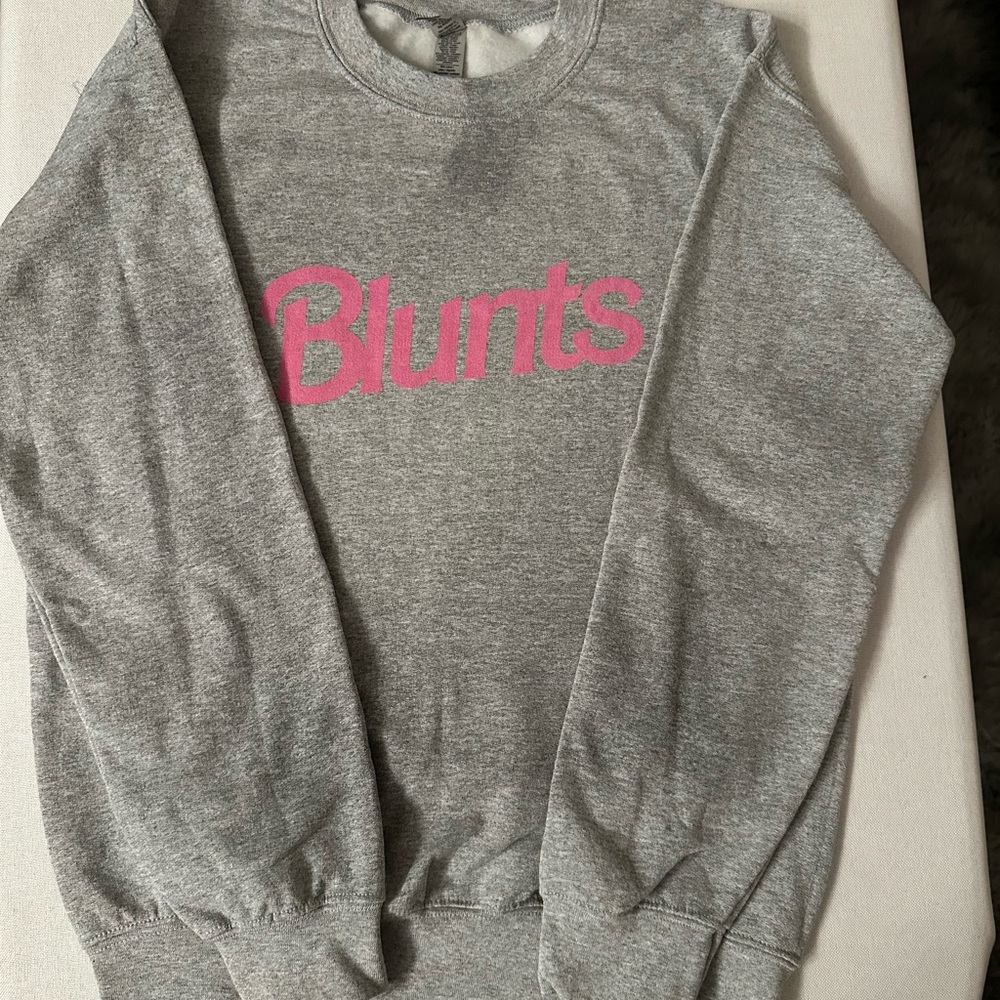Gray and Pink Women's Sweater